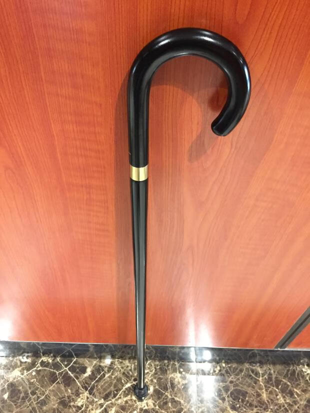 手杖绅士实木 绅士手杖英伦男士弯钩拐杖一体实木弯钩文明棍英式拐棍