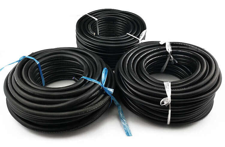 5/4/6平方电线电缆线防冻防水护套线电源线橡套线 黑色国标2.