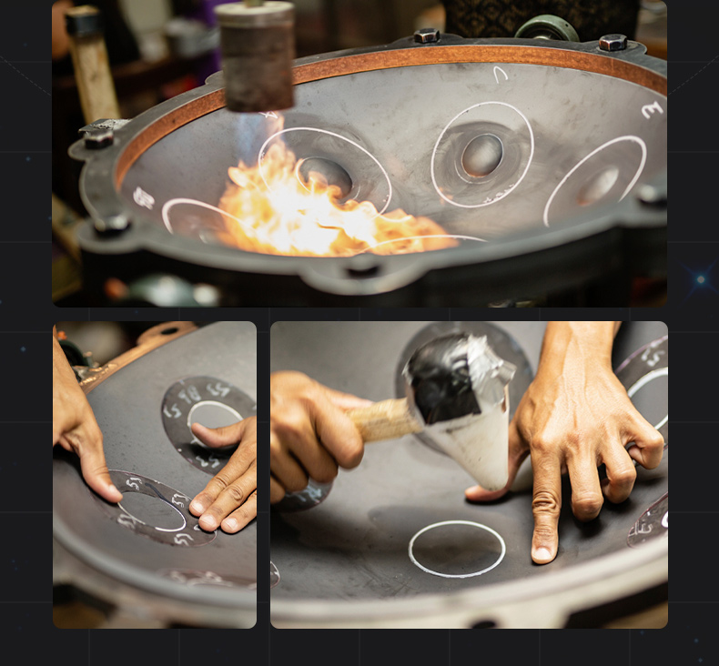 手碟handpancega手碟鼓级空灵鼓handpan入门忘忧钢打击乐器好先生初学