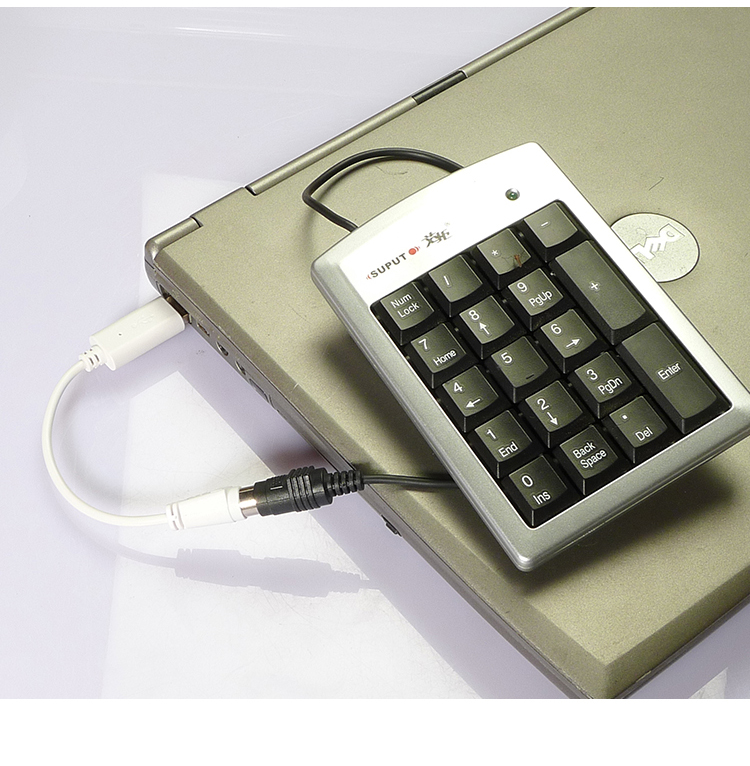 威焱ps2转usb接头电脑键盘鼠标转换线转换头键盘转换器圆口转usb接口