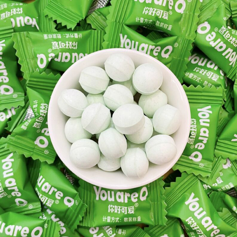 你好可爱维c薄荷糖果水果糖柠檬清新口气口香糖散装华海春 口味联系