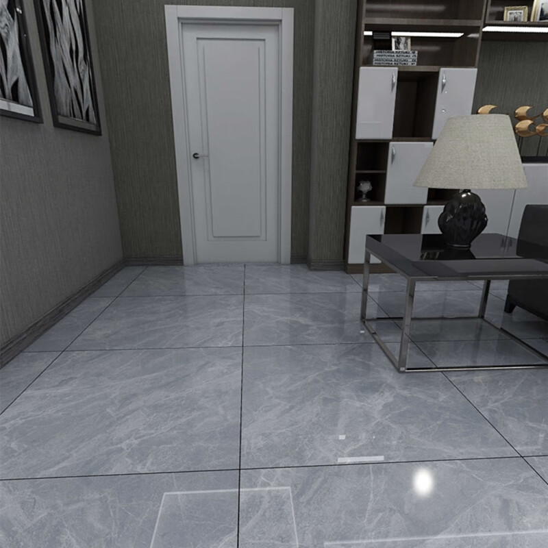地板砖客厅800800佛山灰色通体大理石瓷砖800x800地砖客厅卧室简约