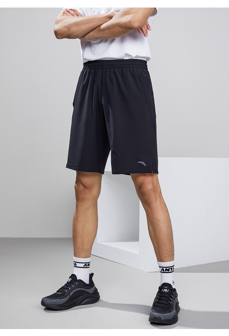 安踏男裤运动短裤2022夏季新款轻薄透气休闲裤跑步短裤男五分裤子基础