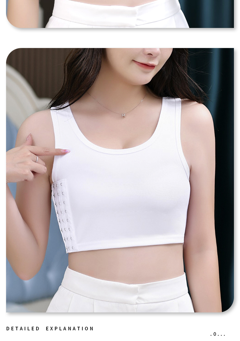 帅束胸衣束胸衣内衣下胸显小超平胸神器女夏季缩胸型学生运动速裹胸帅