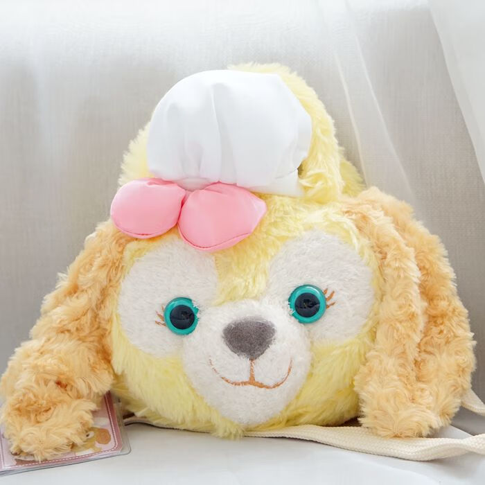 可琦安挂件 饼饼cookie曲奇狗厨师狗毛绒公仔斜挎包挂件头箍多款选