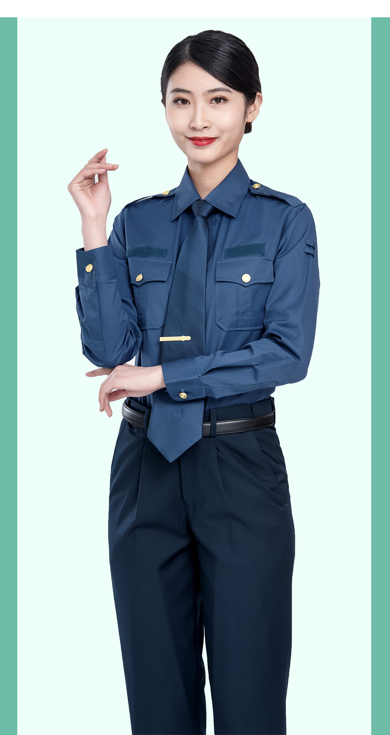 可开票交通路政执法制服运政男女工作服衬衣长袖高速收费站服宽松定制