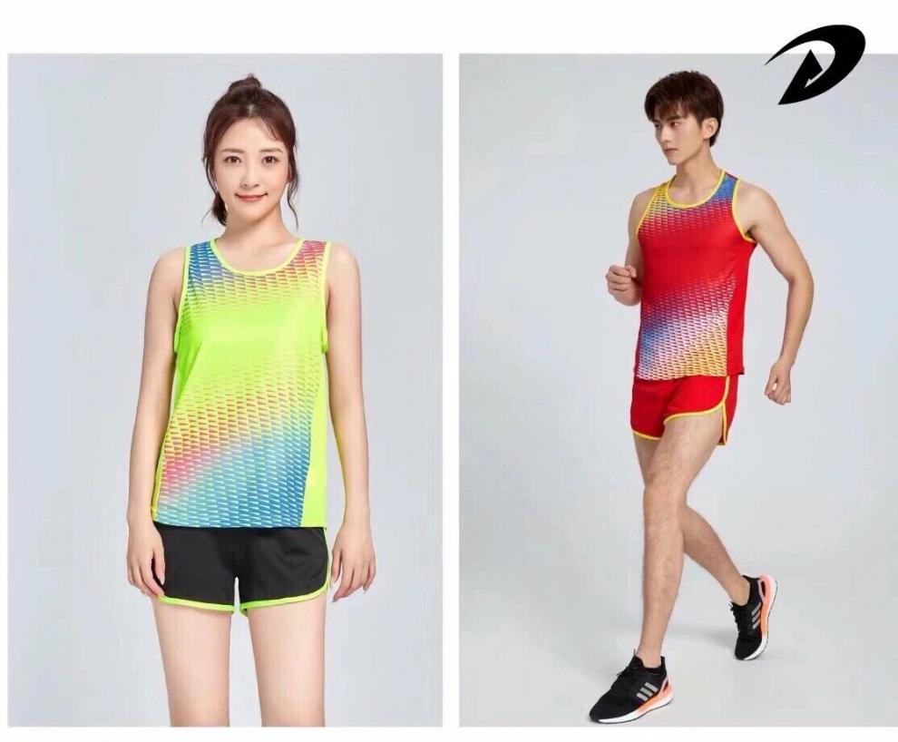 中考体育专用运动服田径服套装男女马拉松跑步背心短跑户外体考比赛