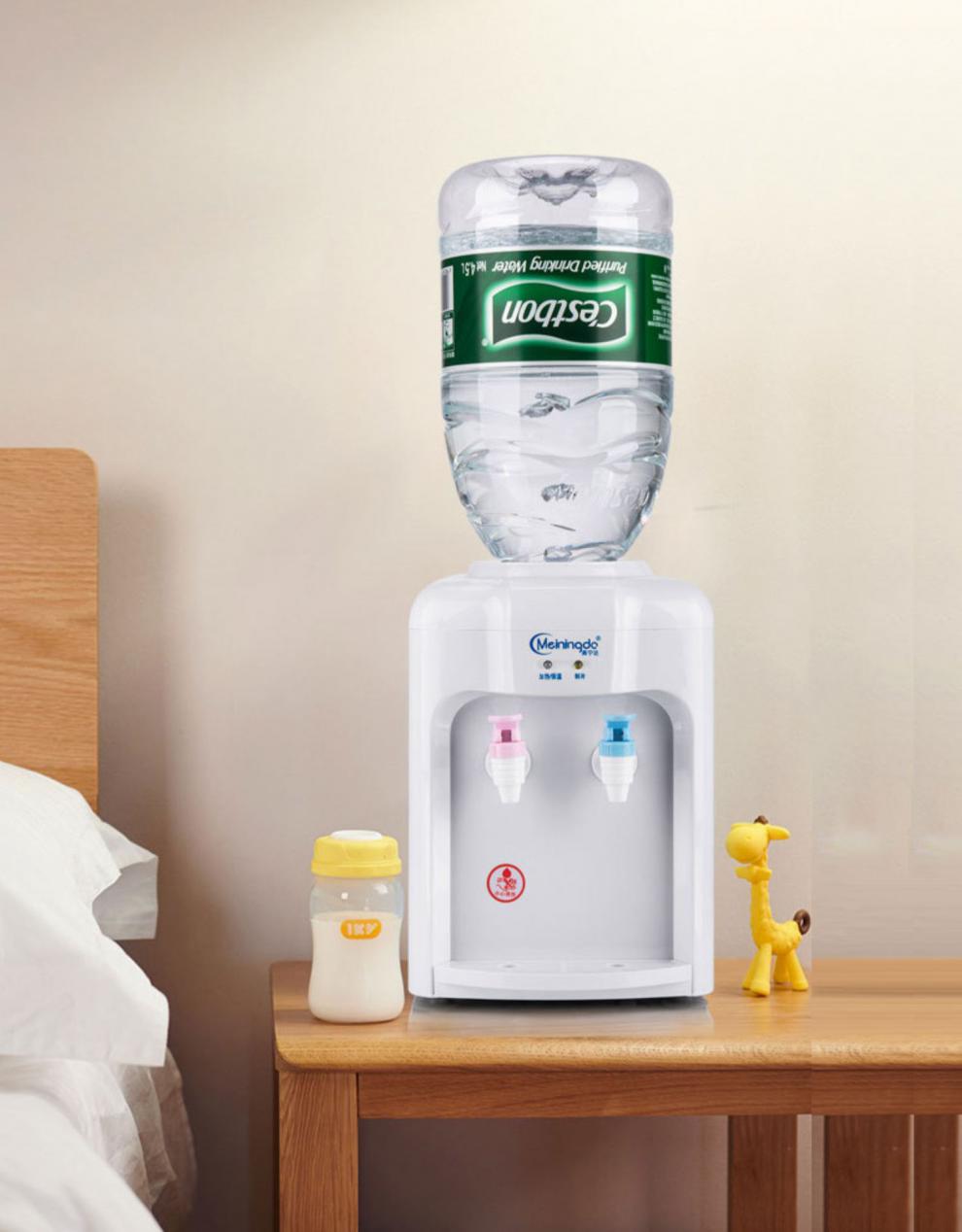 怡宝迷你饮水机台式小型宿舍矿泉水热水机烧水机饮水器喝水轻奢高档