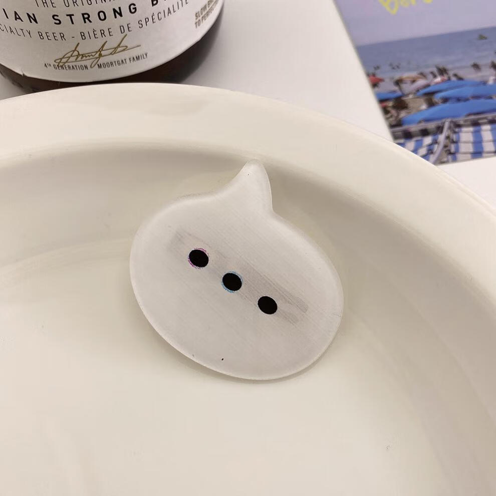 表情包发卡 水滴发夹汗滴无语发卡流汗夹表情包刘海头饰网红发饰 感叹