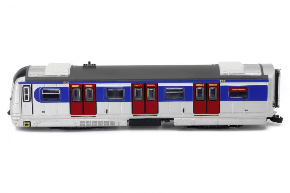 万代儿童玩具地铁列车超长合金模型 mtr港铁 红碪机场快线站场景 客运