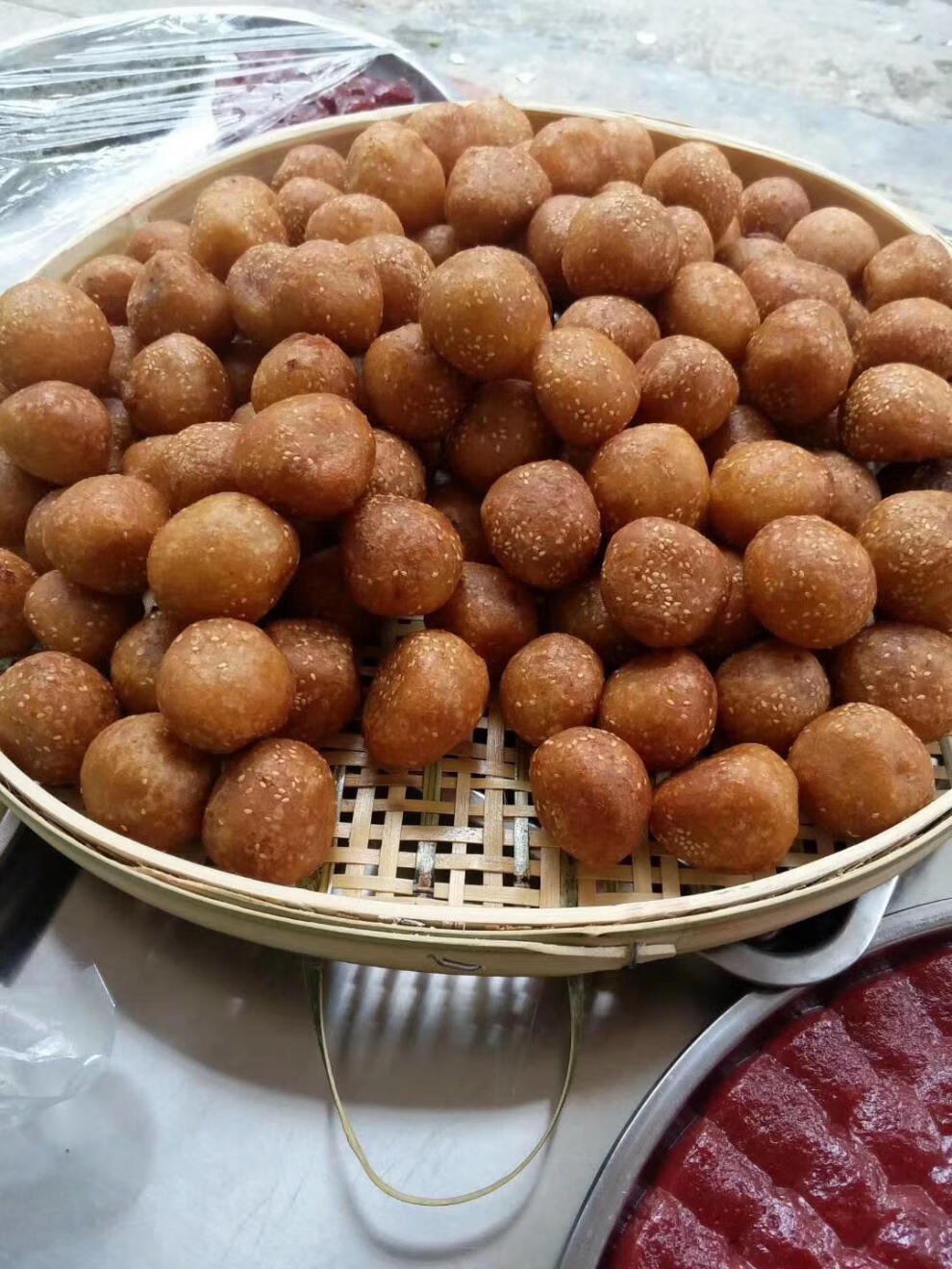 煎板客家特产煎圆煎堆煎艾叶粄 原味1斤 南瓜圆1斤【图片 价格 品牌