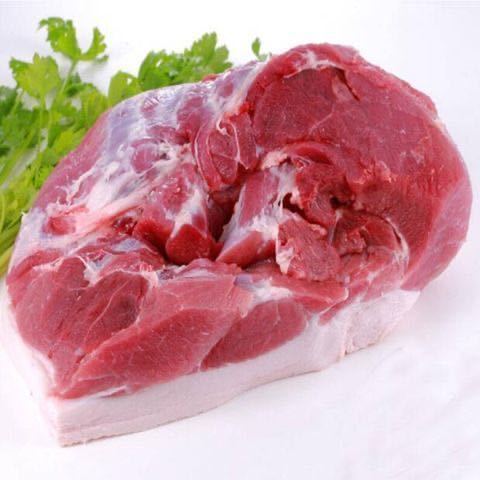 猪肉正宗农家土猪肉无骨后腿肉新鲜生猪肉纯肉瘦肉2斤带皮带少许骨前