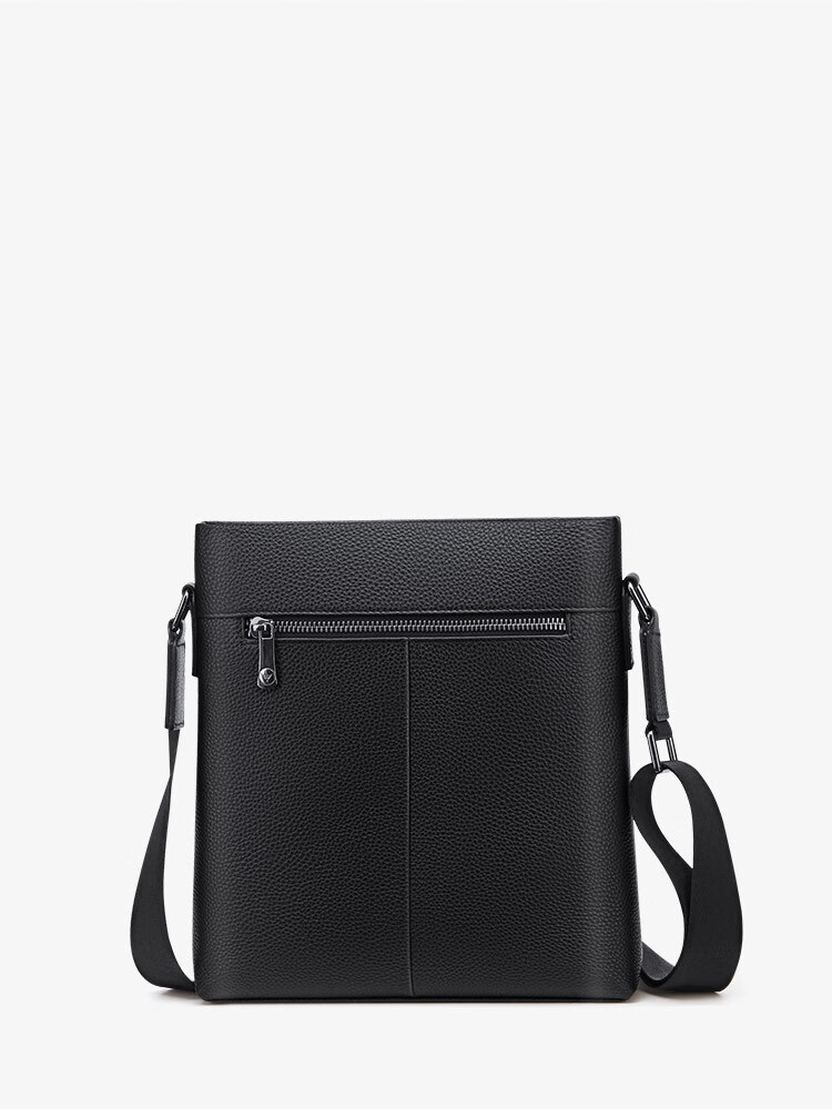 英皇保罗polo商务男包真皮牛皮手提包出差办公包笔记本拉链单肩斜跨包