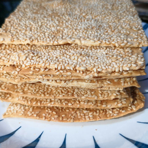 保定特产河北地方特色美食小吃曲阳缸炉烧饼芝麻饼原味酥脆15张原味