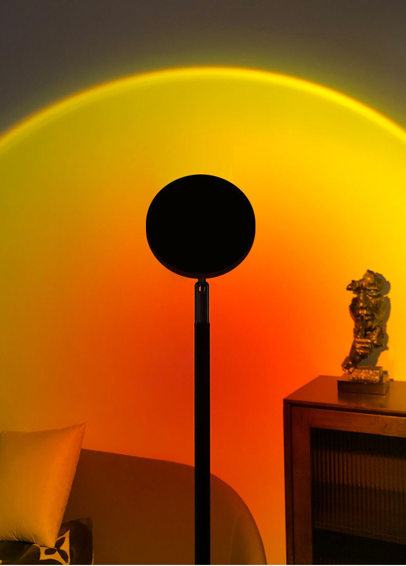 网红日落灯夕阳灯破晓灯宇航员氛围灯落日灯拍照补光灯落地款宇航员