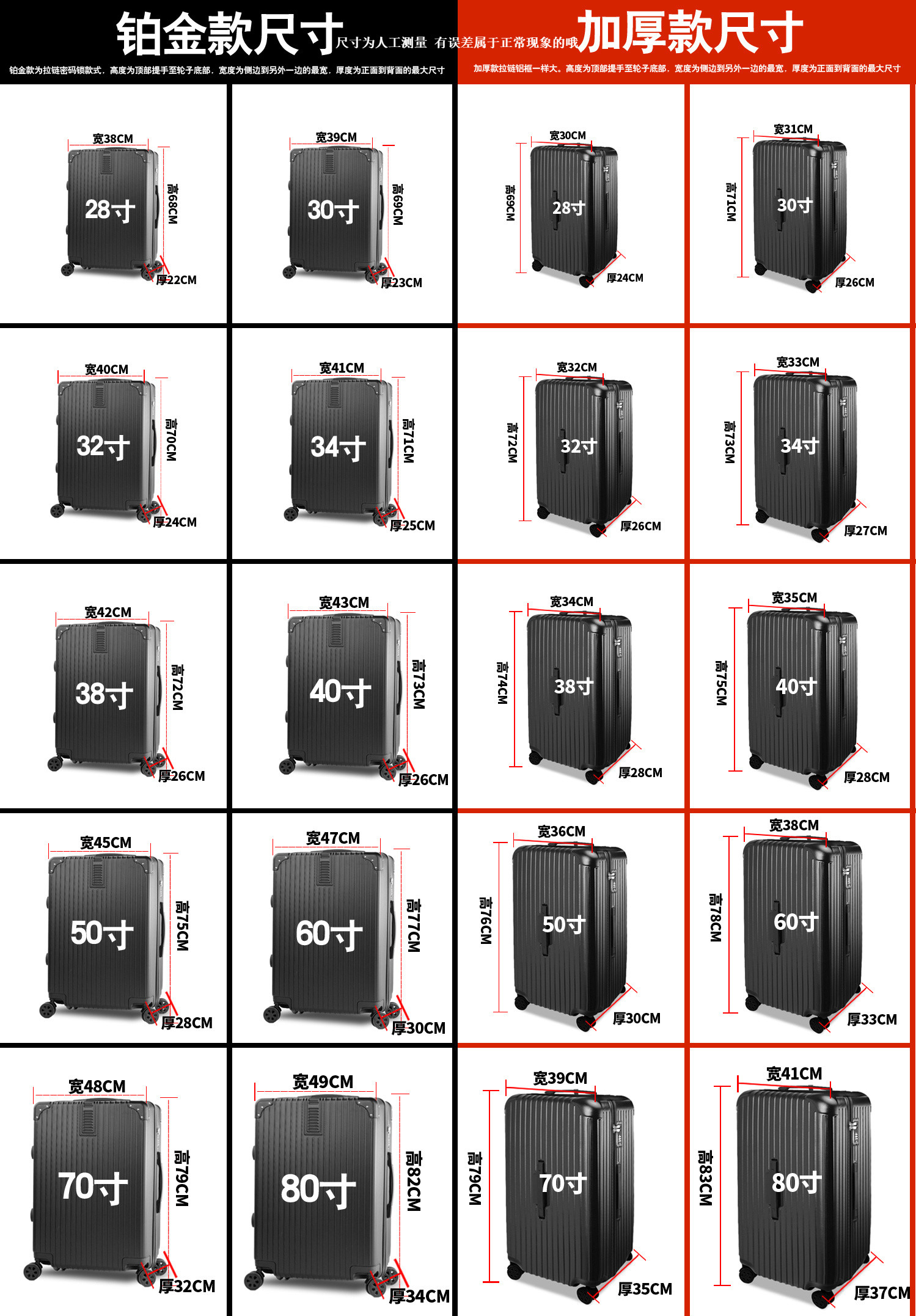 行李箱男潮流大容量34寸手提拉杆箱60寸网红新款密码旅行箱50英寸大号