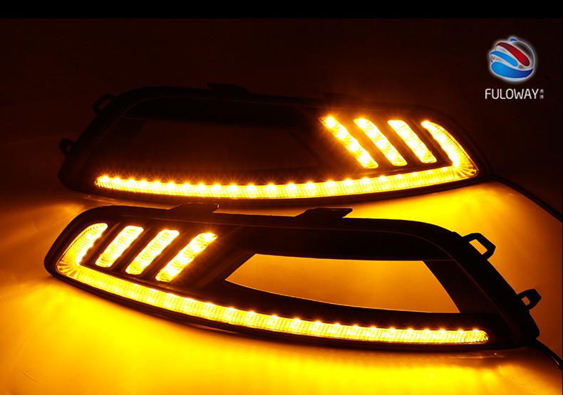 专用于15161718款全新福克斯天使之翼款日行灯改装全新福克斯日间行车