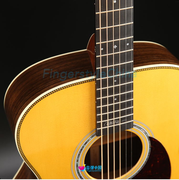 martin omjm john mayer 全单 大师签名款民谣吉他 定制款 40英寸