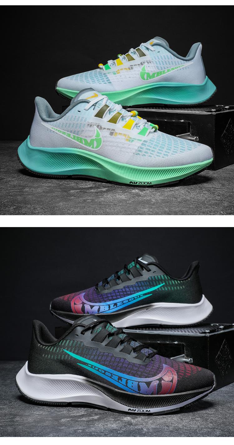 帝欧文39代跑鞋pb飞马37代zoom超轻登月zoom减震跑步鞋飞影白蓝37代41