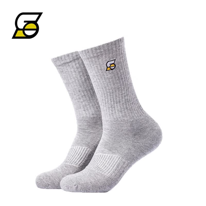 SLAMBLE men's thigh-high socks, thickened and sweat-absorbing, medium height, candy-colored, large-sized men's socks, white * 3M (37.5-42) thumbnail 3