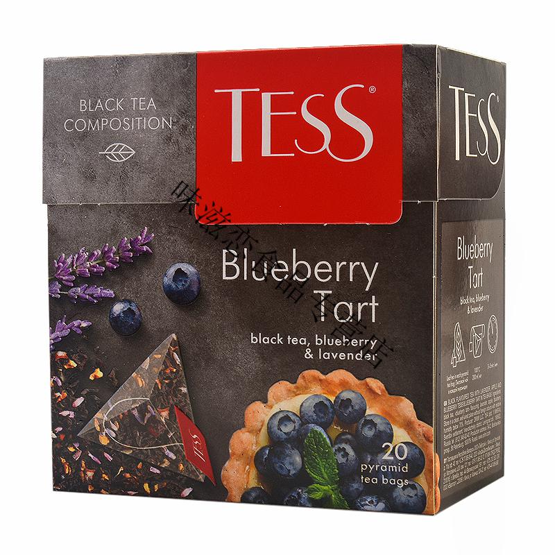 红茶绿茶花果茶俄罗斯tess三角形茶包凉茶冷热水冲泡果味36克盒20茶包