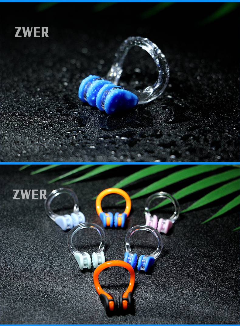 鼻夹游泳防脱落 鼻夹游泳专用成人大童款防脱落防呛水花样游潜水防鼻