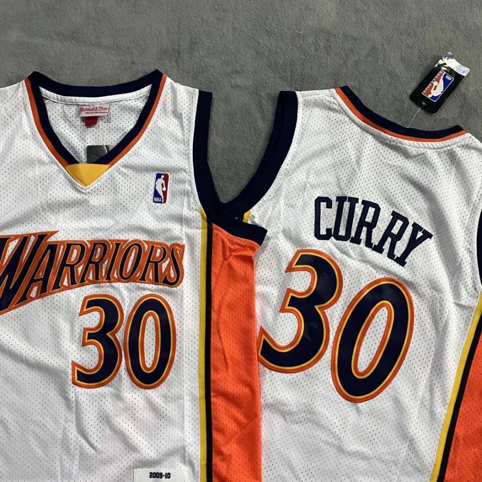 滕訊體育nba專營curry30號球衣勇土士隊復古刺繡籃球服寬鬆透氣男女