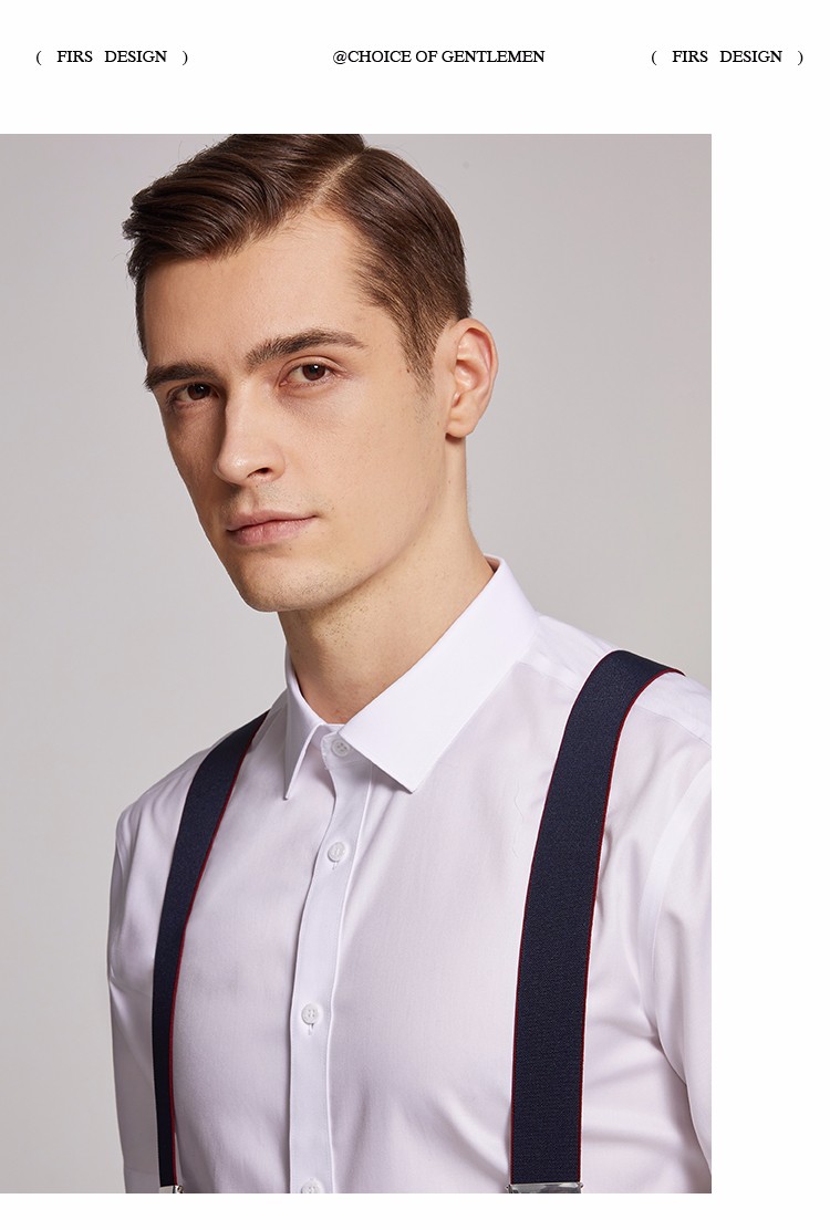 杉杉firs男装春秋四季短袖衬衫男男士商务休闲纯棉衬衫职业正装液氨