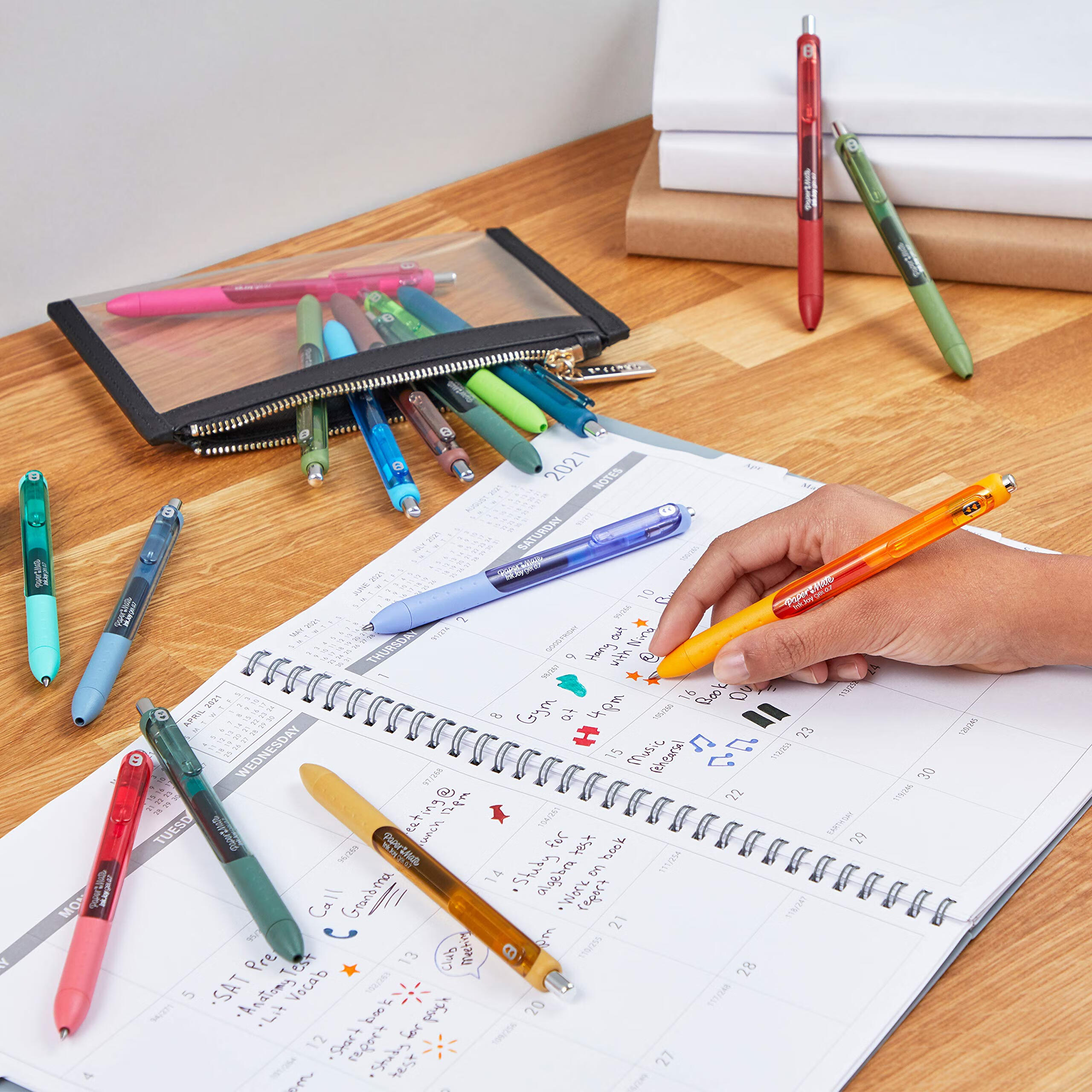 PAPER MATE gel Pen 0.7mm medium and thick colored pen core, ergonomic grip with press, 36 colors, 1 piece * 36 pieces set thumbnail 6