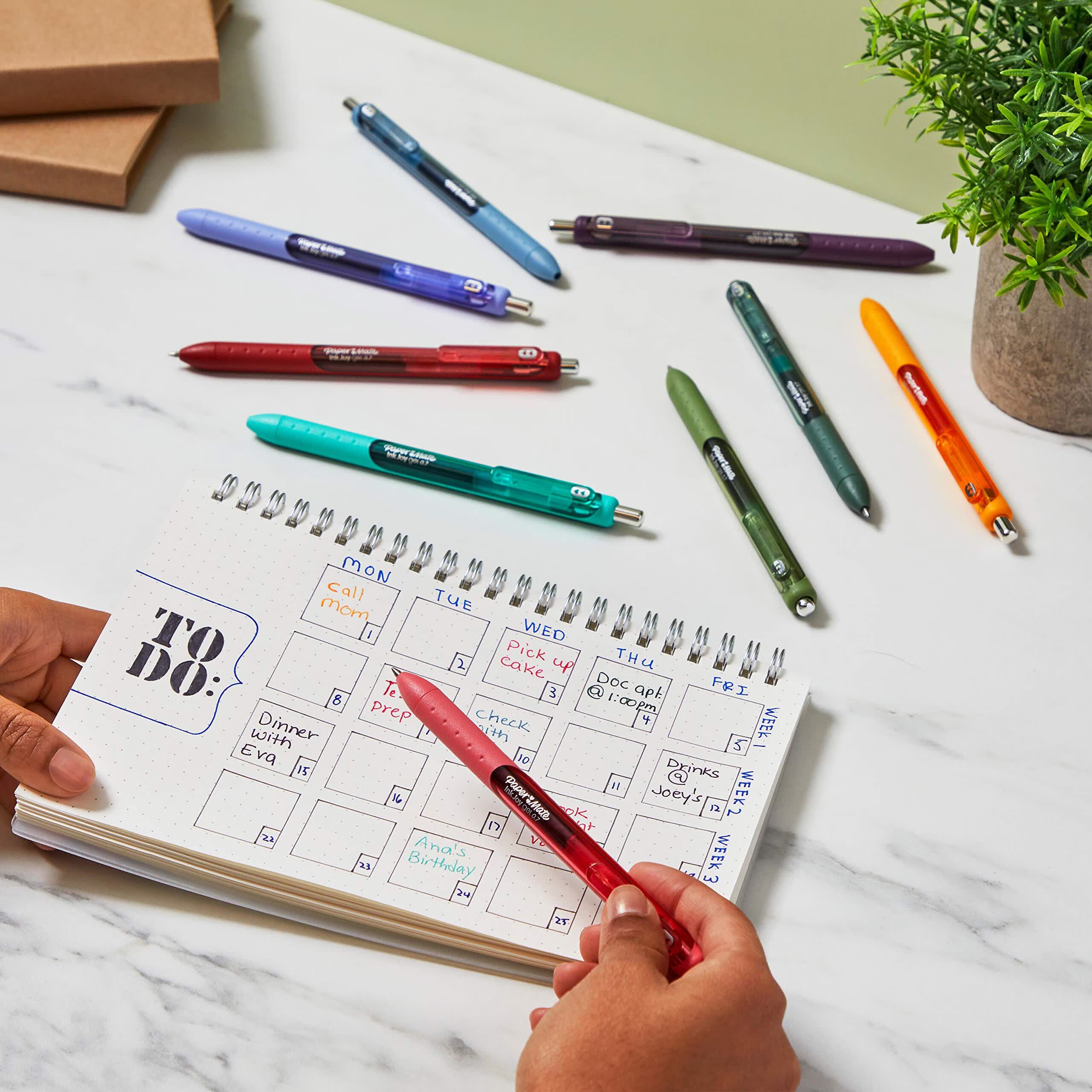 PAPER MATE gel Pen 0.7mm medium and thick colored pen core, ergonomic grip with press, 36 colors, 1 piece * 36 pieces set thumbnail 4