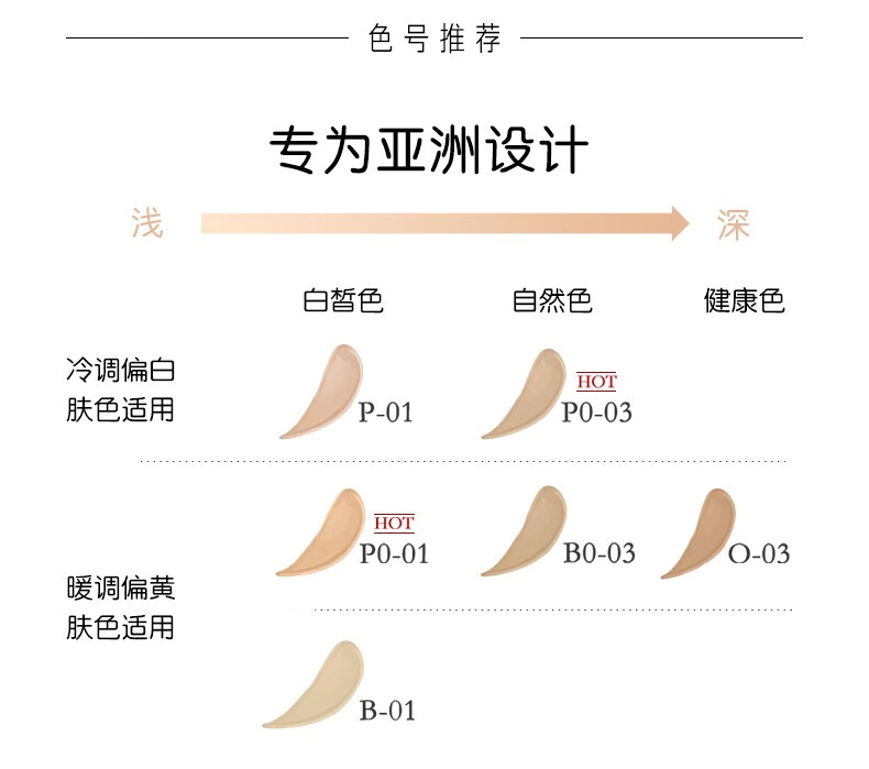 兰蔻（LANCOME） 持妆轻透粉底液 化妆品 隔离轻薄持久遮瑕送女友情人节礼物 PO-01 30ml