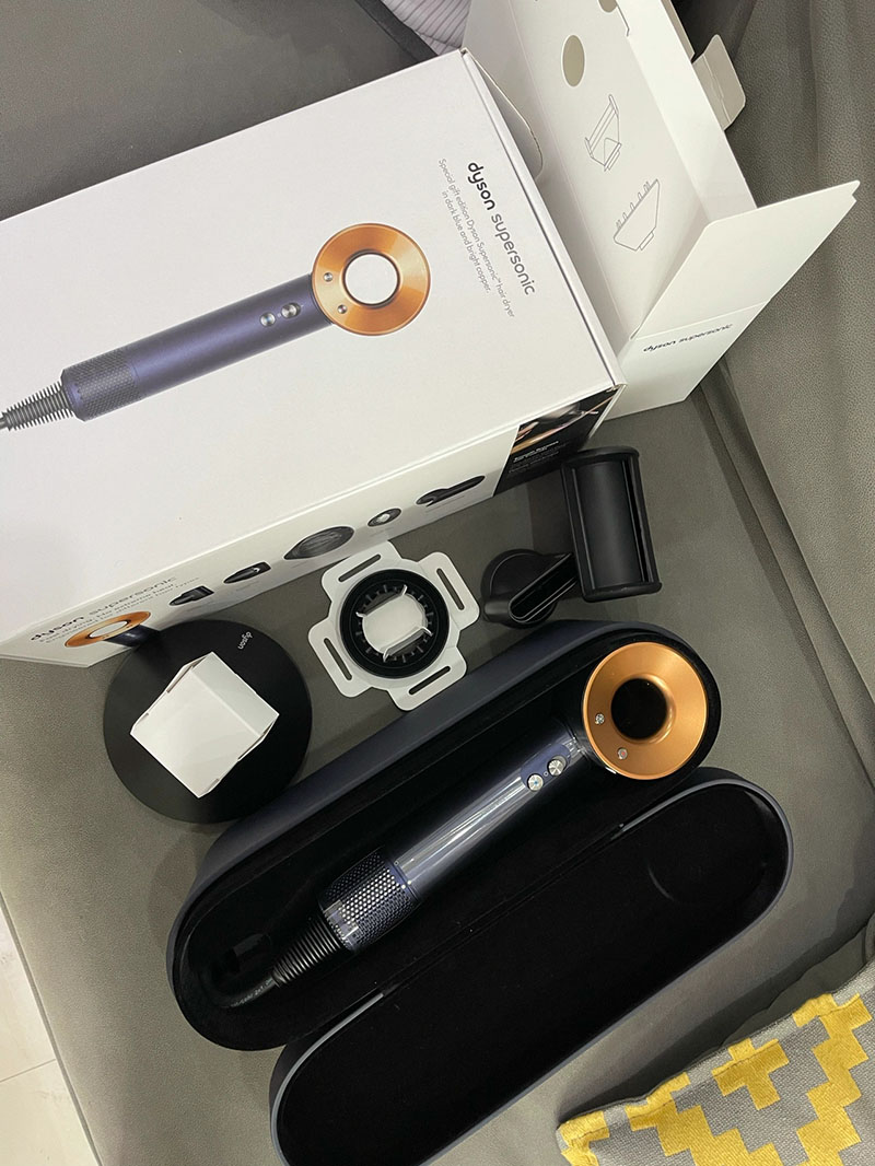 全新戴森吹风机 hd08普鲁士蓝家用负离子护发电吹风supersonic 【限定