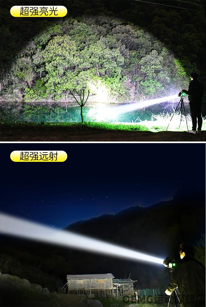电筒超长续航强光户外氙气充电超亮远射大功金刚基础版续航8小时高亮