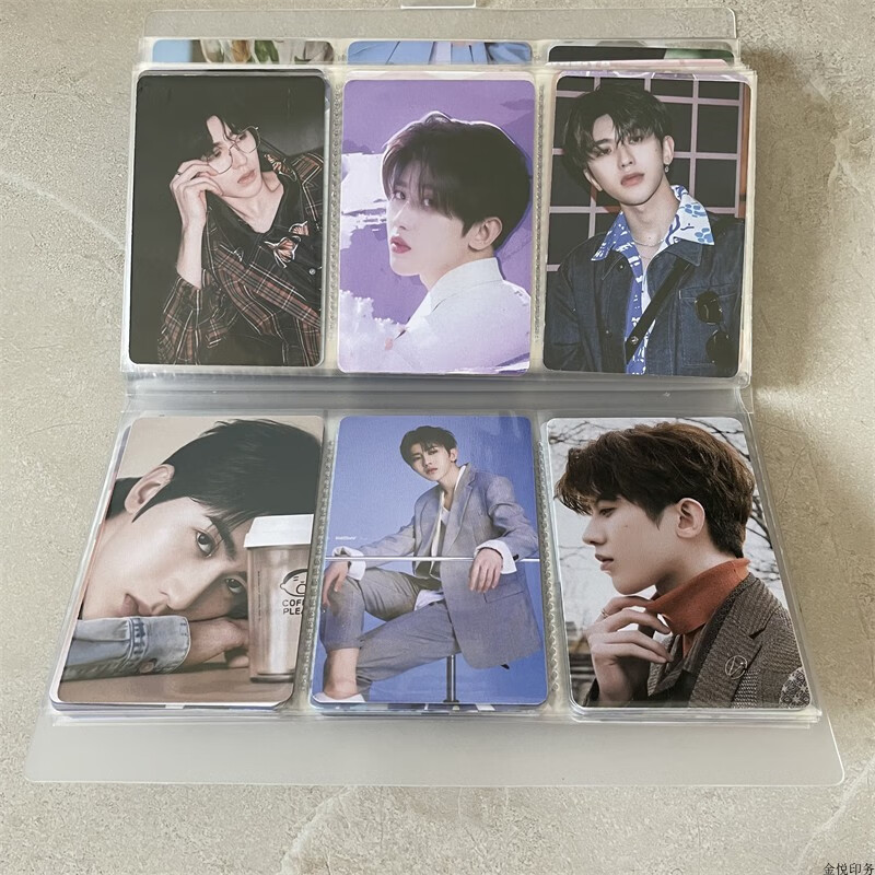 蔡徐坤小卡蔡徐坤小卡片追星应援周边透卡套偶像练习生小葵收纳集册卡