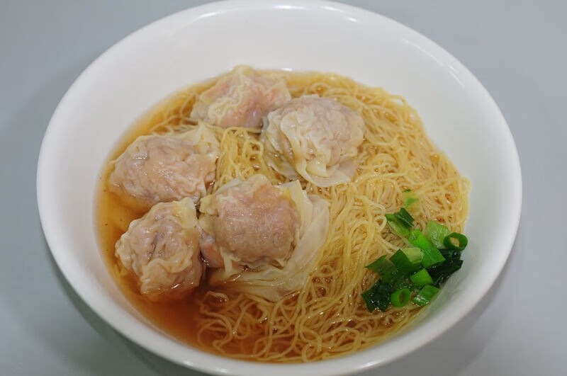 维霆广东顺德港式云吞面竹升面4斤装散装面炒面拌面家庭早餐 3斤虾子