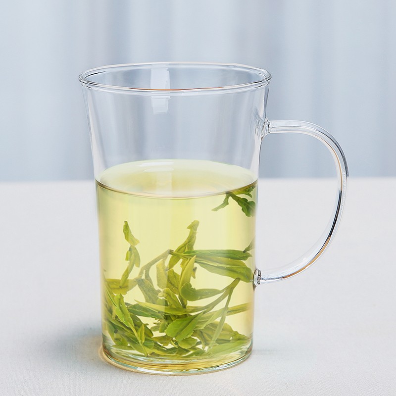 【拼购券后9.9元】耐热玻璃阔口绿茶杯350ml - 惠券直播 - 一起惠返利