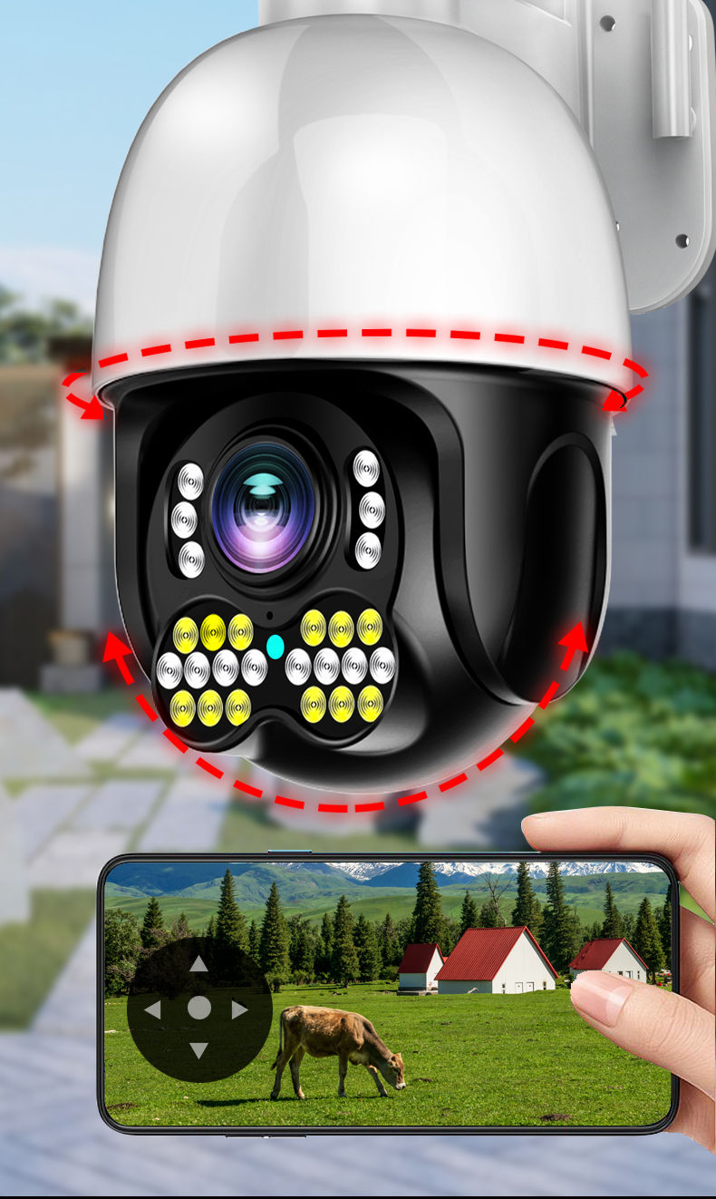 华为huawei适用超清监控摄像头360度无死角5g连接手机远程4g监控器