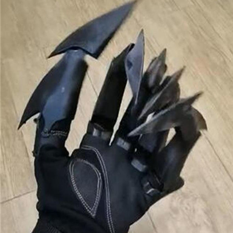 黑龙手爪 关节可动灵活多变手套玩具 万圣节角色扮演恐怖鬼手道具