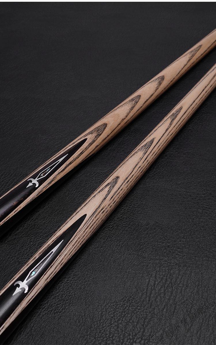 球杆台球杆小头通杆黑8斯诺克台球球杆黑八16彩桌球杆定海神针Ⅰ通杆