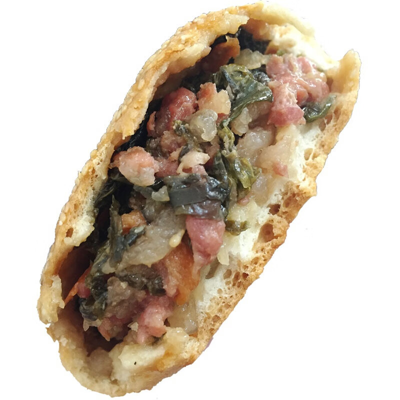 寻味天下福清光饼东张紫菜饼肉饼福建小吃福州特产传统手工点心纯紫菜