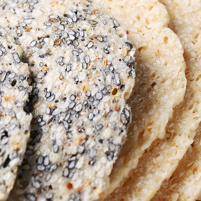 孝感麻糖 芝麻糖芝麻片手工糕点麦芽糖甜脆麻香老人零食 黑麻糖【1斤