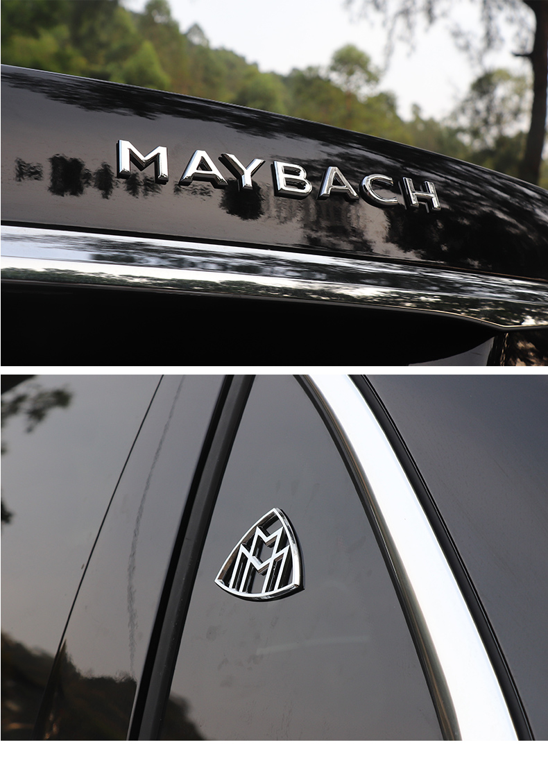 适用于奔驰车标原装奔驰迈巴赫车标s级原厂版型立标轮毂标侧标s450