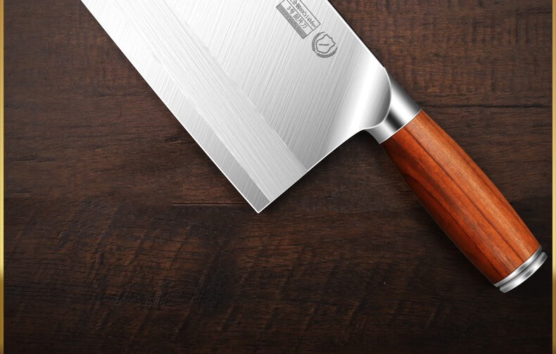 桑刀厨师专用快本名博8铬钢菜刀厨师专用家用切菜刀切片刀厨房切肉钢