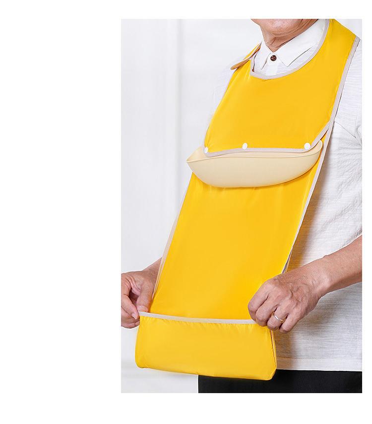 围裙吃饭专用围裙罩衣大人围嘴成人口水巾防水硅胶饭兜老人吃饭兜围兜