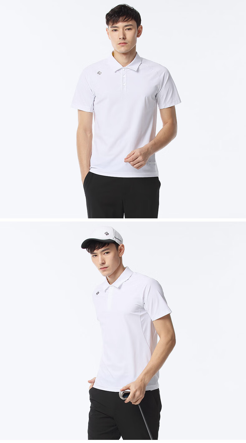 rapido韩国三星 2019男士短袖高尔夫运动休闲polo衫cn9342z08 深灰色