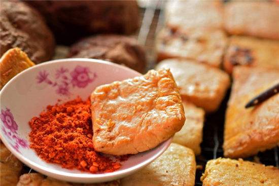 贵州名小吃青岩烤豆腐贵阳烤豆腐送配料100片〔2件〕【图片 价格 品牌