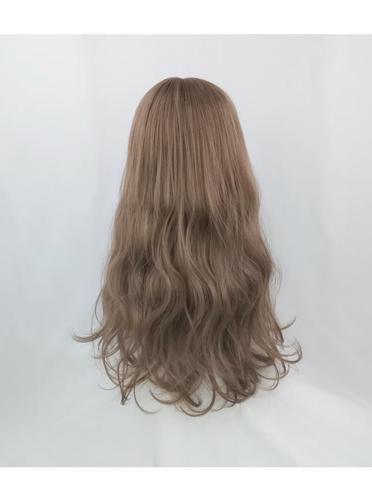 aidahngj假发女长发全头套式慵懒法式烫长卷发大波浪日常气质中长发套