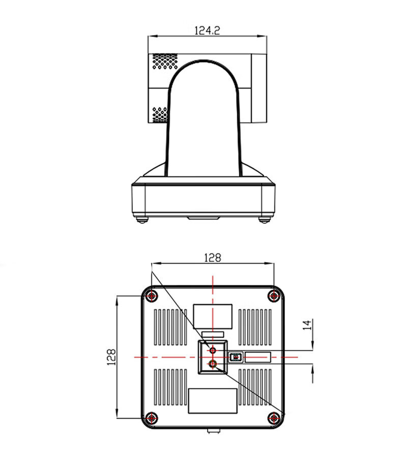 海康威视视频会议摄像头高清云台12倍变焦摄像机usb电脑免驱30帧10㎡