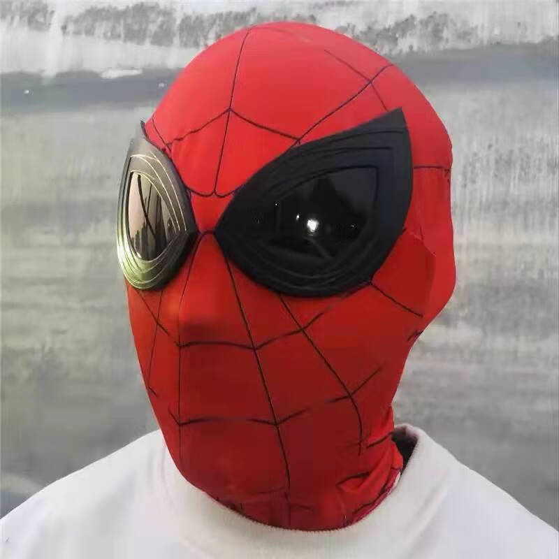 【儿童节礼物】蜘蛛侠同款cos面罩平常心黑头套儿童全脸面具搞怪沙雕