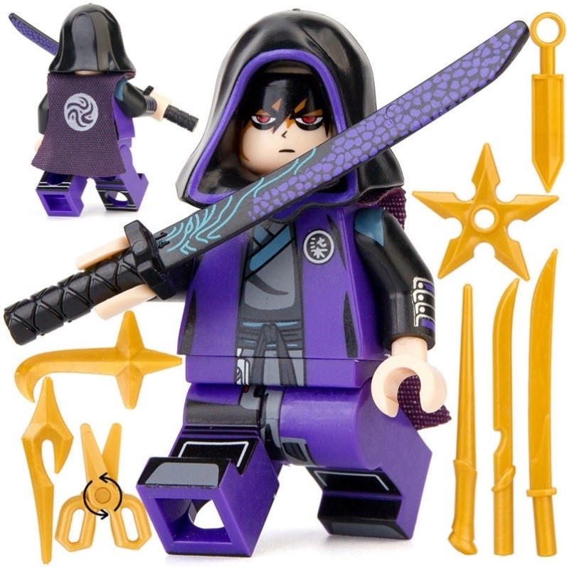 刺客伍六七精致手办 567磨魔千刃仞积木小人仔可动人偶玩具 限定阿柒